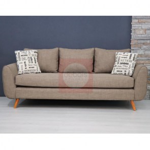 Sofa  nordico con patas de madera Dupre